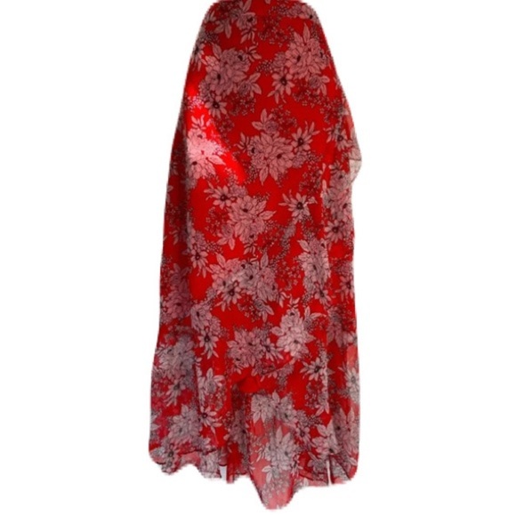 Vince Camuto/ Maxi skirt/ Wrap/ Floral/ Lining/ Size US 10 - Picture 3 of 14